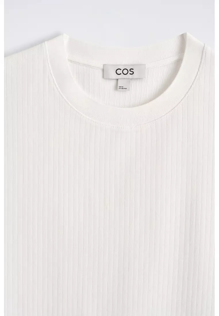 RIBBED JERSEY T-SHIRT