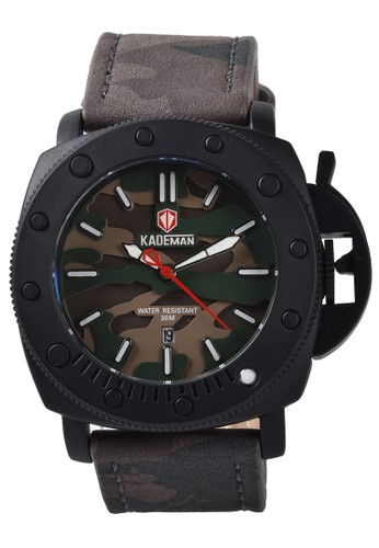 Jual Digitec Kademan Jam Tangan Pria Black Navy Leather