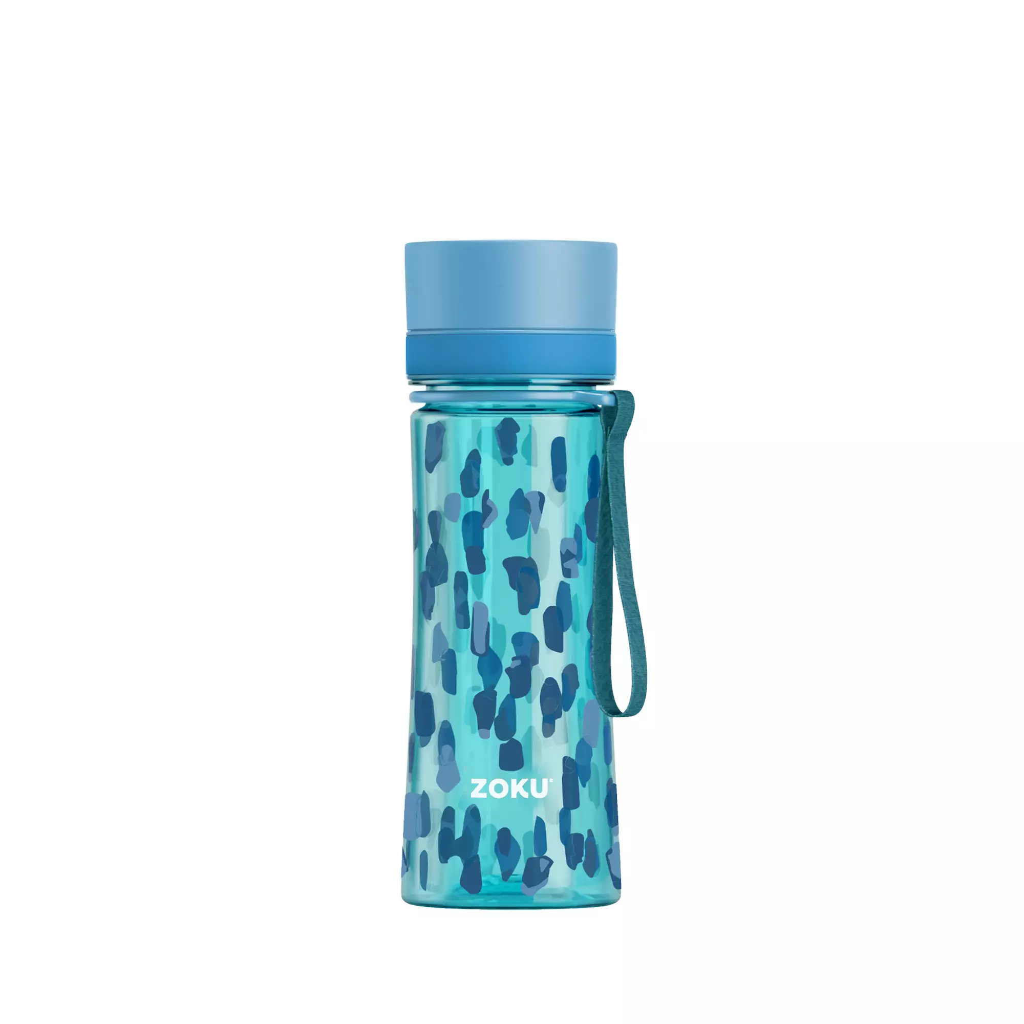 Zoku Water Bottle Eastman Tritan 14oz - Aqua Dot - Botol Minum Plastik, Botol Minum Anak, Botol Minum Dewasa