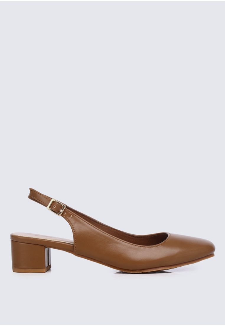 My Ballerine - Palmer Comfy Heels In Brown