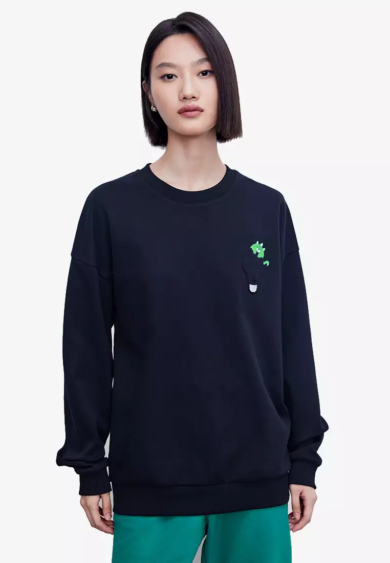 Women's embroidered best sale sweatshirt