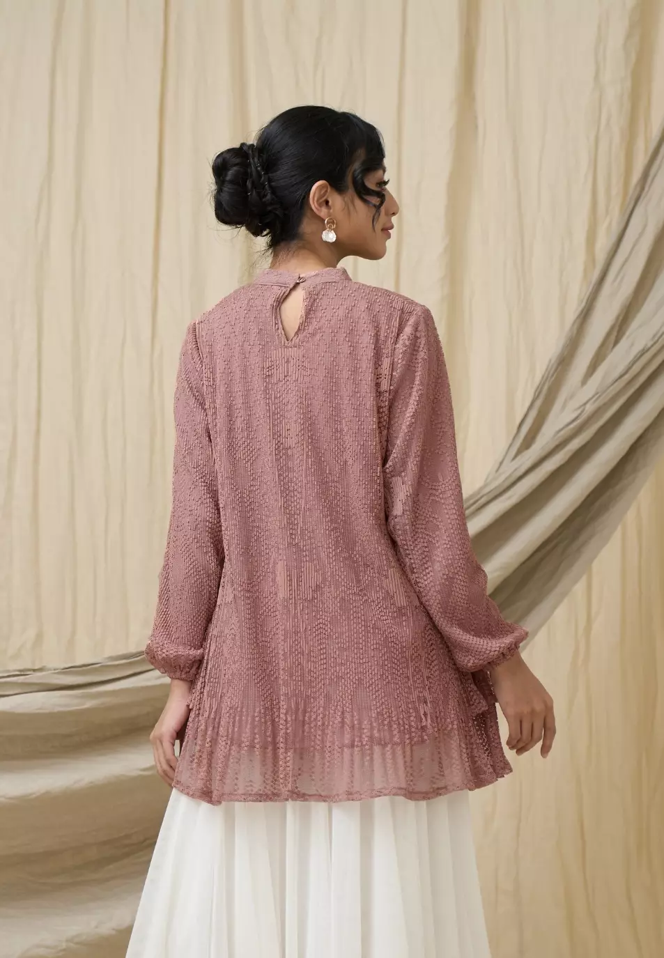 Willow Blouse - Dusty Rose