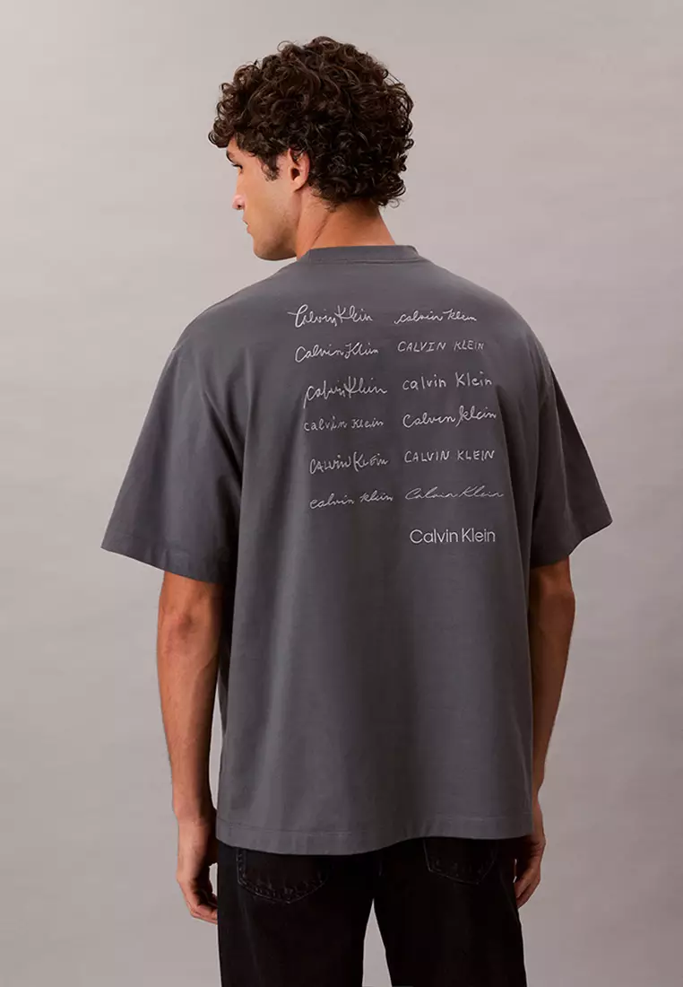 Relaxed Script Logo T-Shirt - Calvin Klein Jeans