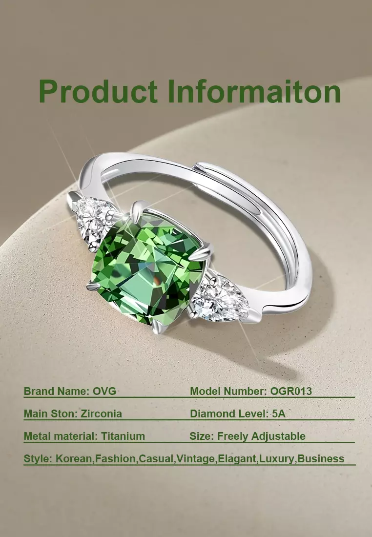 Cincin Wanita Berlapis Platinum Anti Luntur Perhiasan Luxury Fashion New Aksesoris Cewek R013