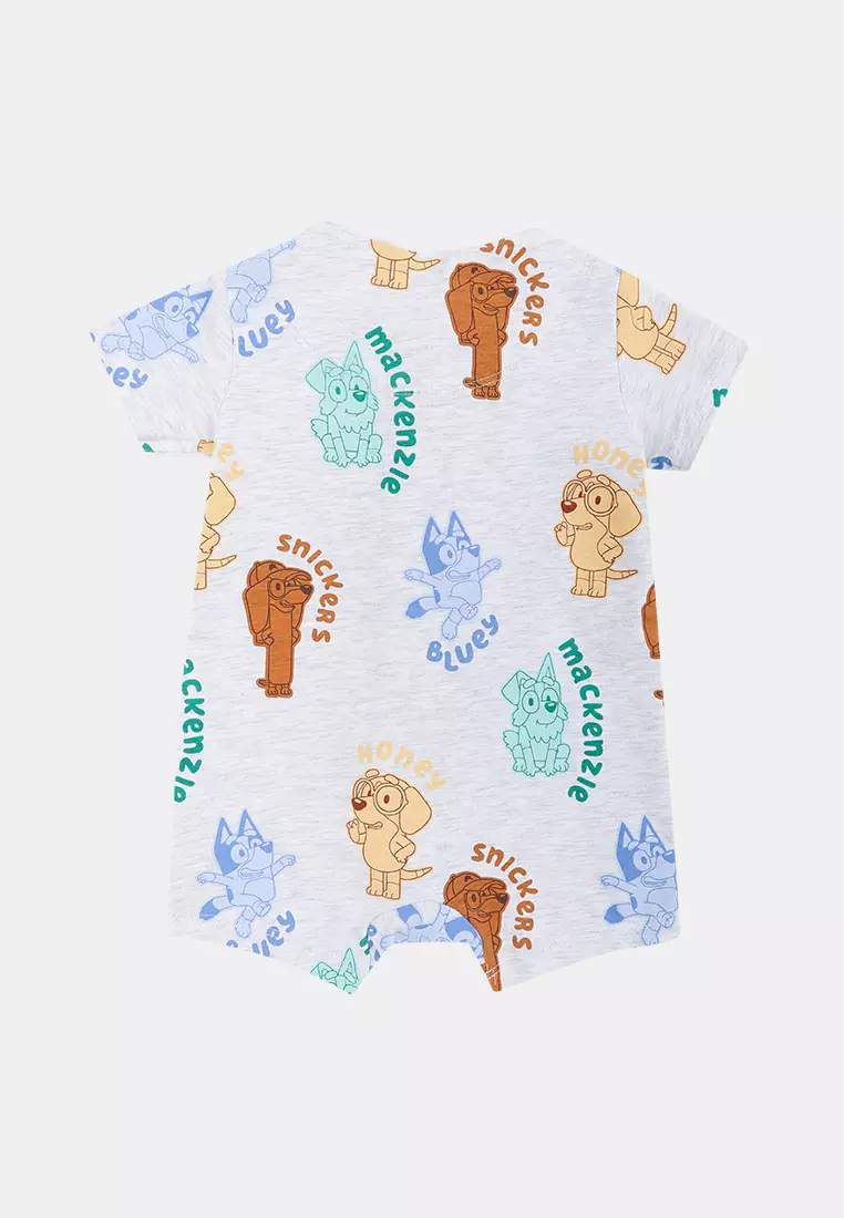Growie Licensed Short Sleeves Zip Romper