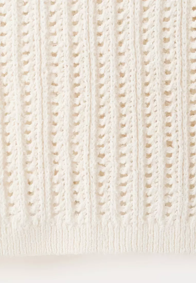 Openwork Knit Top