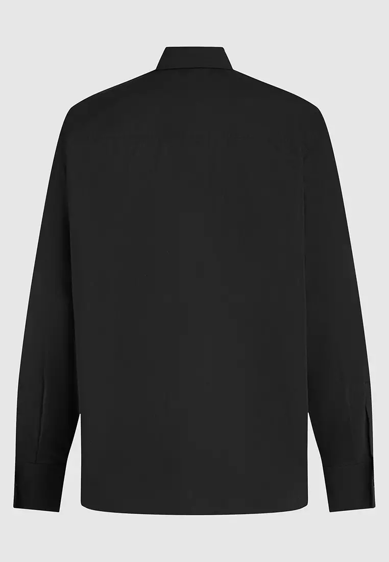 Retro Poplin Bow Blouse
