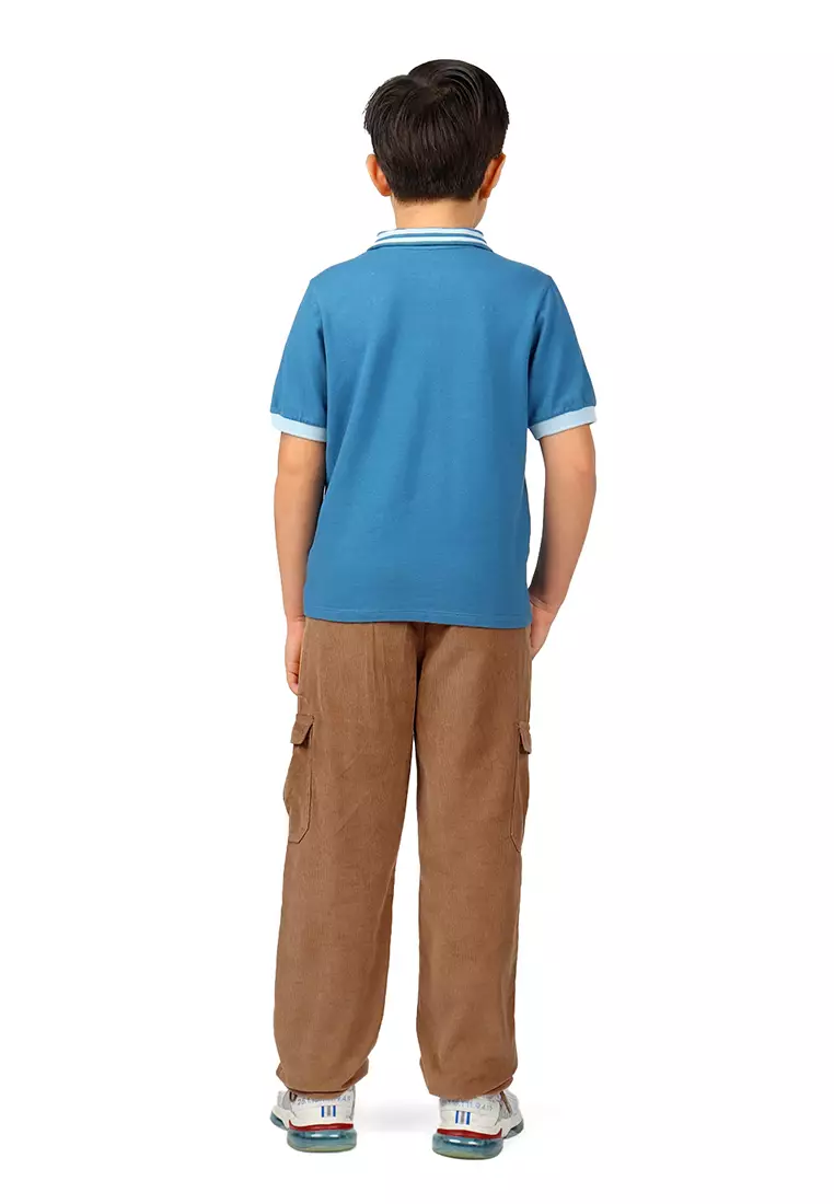 Boys Corduroy Cargo Pants