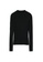 Mango black High Collar Ribbed Knit Sweater E89A7AAE82F81CGS_8