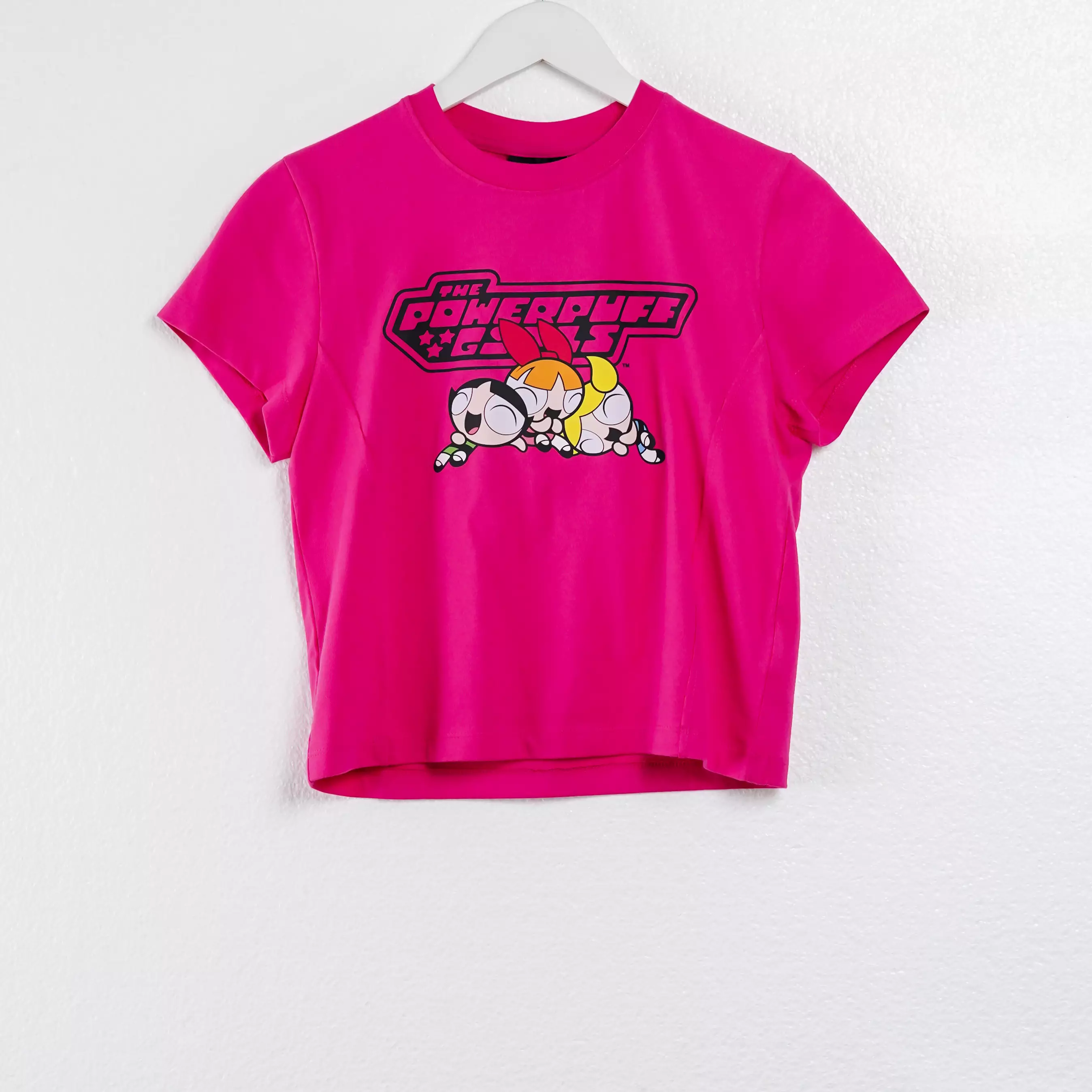 Jual Acme De La Vie Kaos ADLV X POWERPUFF GIRLS PINK CROP