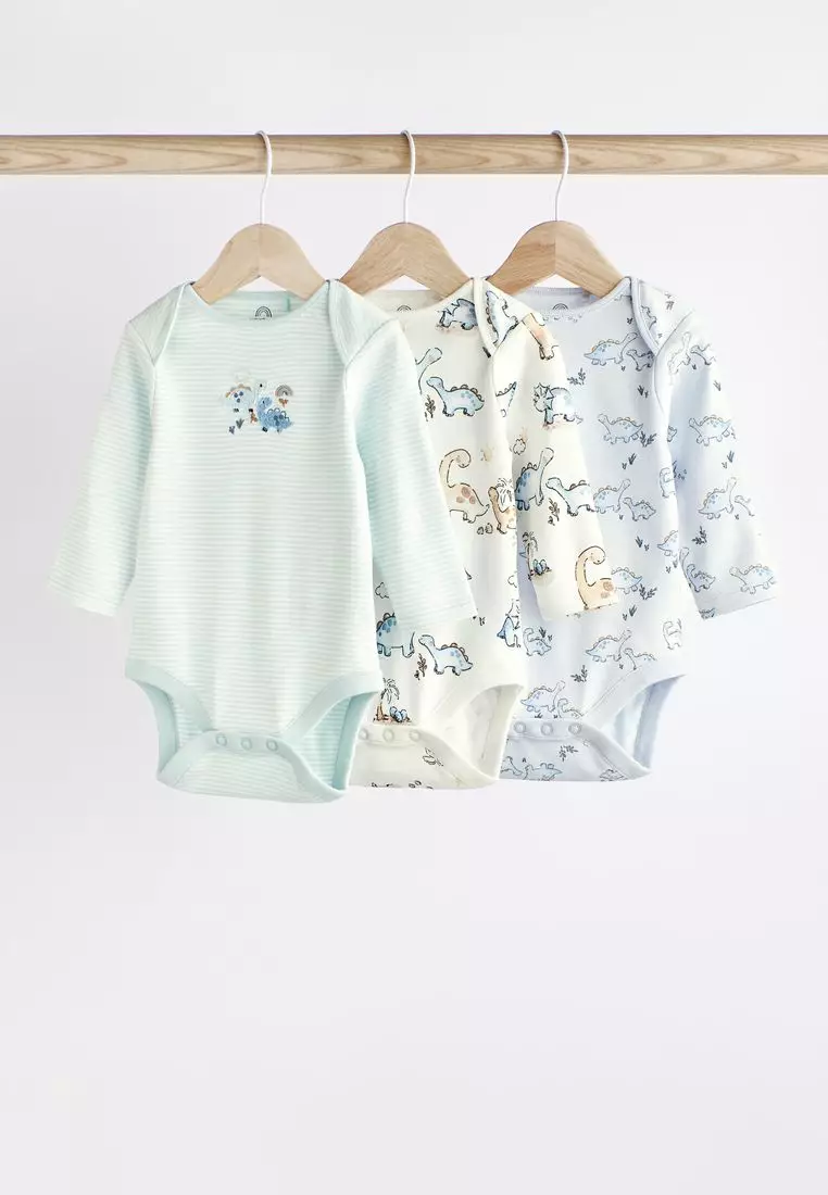 Child Of Mine Newborn Baby Girl Bodysuit, 3 Pack 