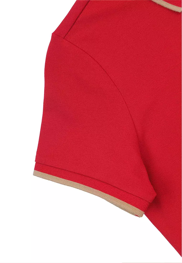 Women's Cotton Lycra Bold Polo