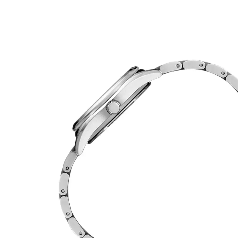 Jam Tangan Wanita Seiko Ladies SUR581P1 Discover More Crystal Blue Dial Stainless Steel Strap