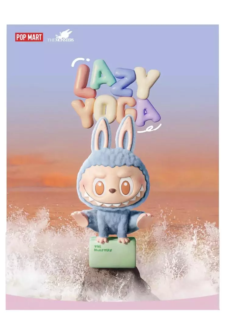 Pop Mart LABUBU The Monster Lazy Yoga Series Figures Blind Box