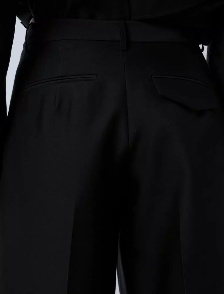 Loose Fit Wide Leg Long Pants