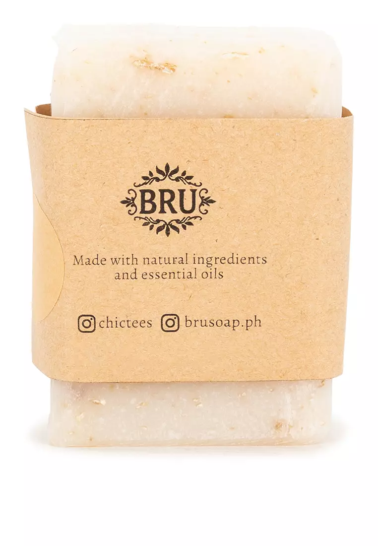 Bru Handmade Soap Peppermint and Oatmeal