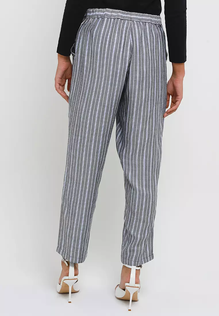 MFMW Utari Celana Panjang Salur Hitam