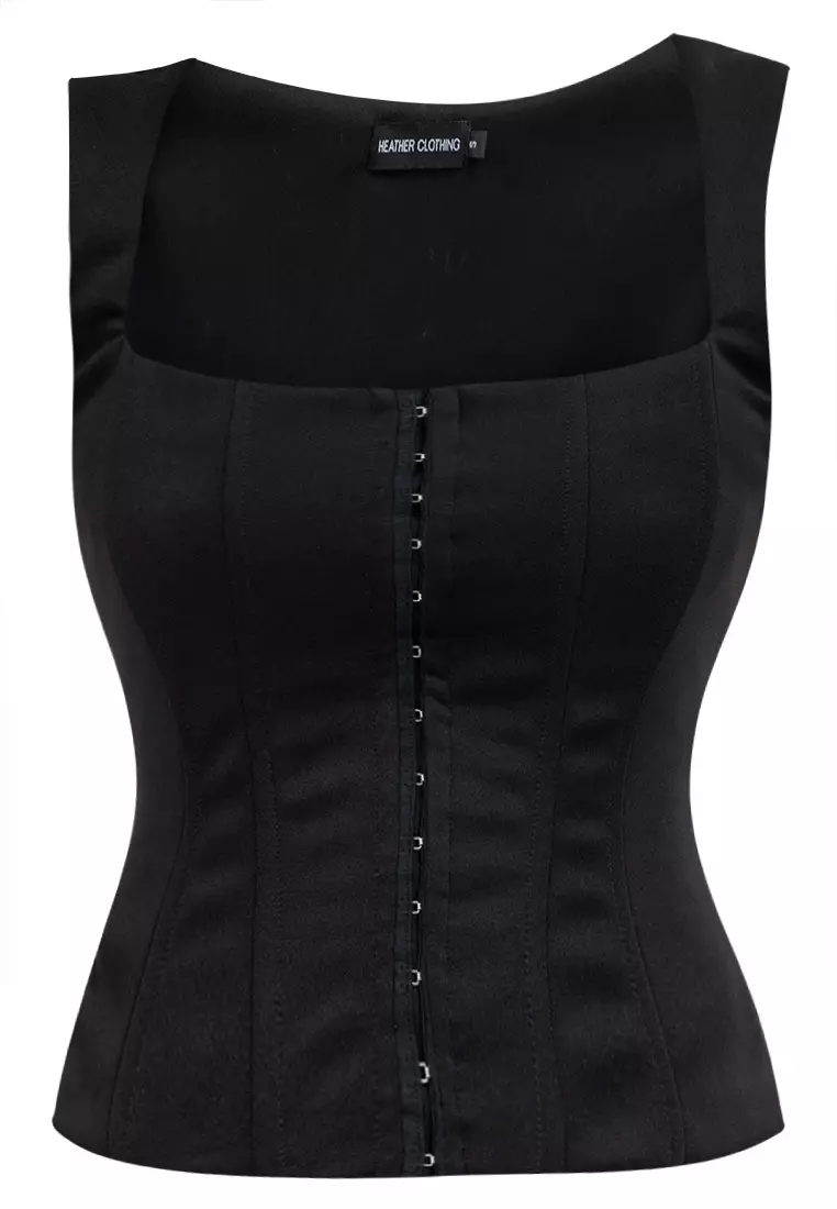 Brooke Squareneck Corset Top