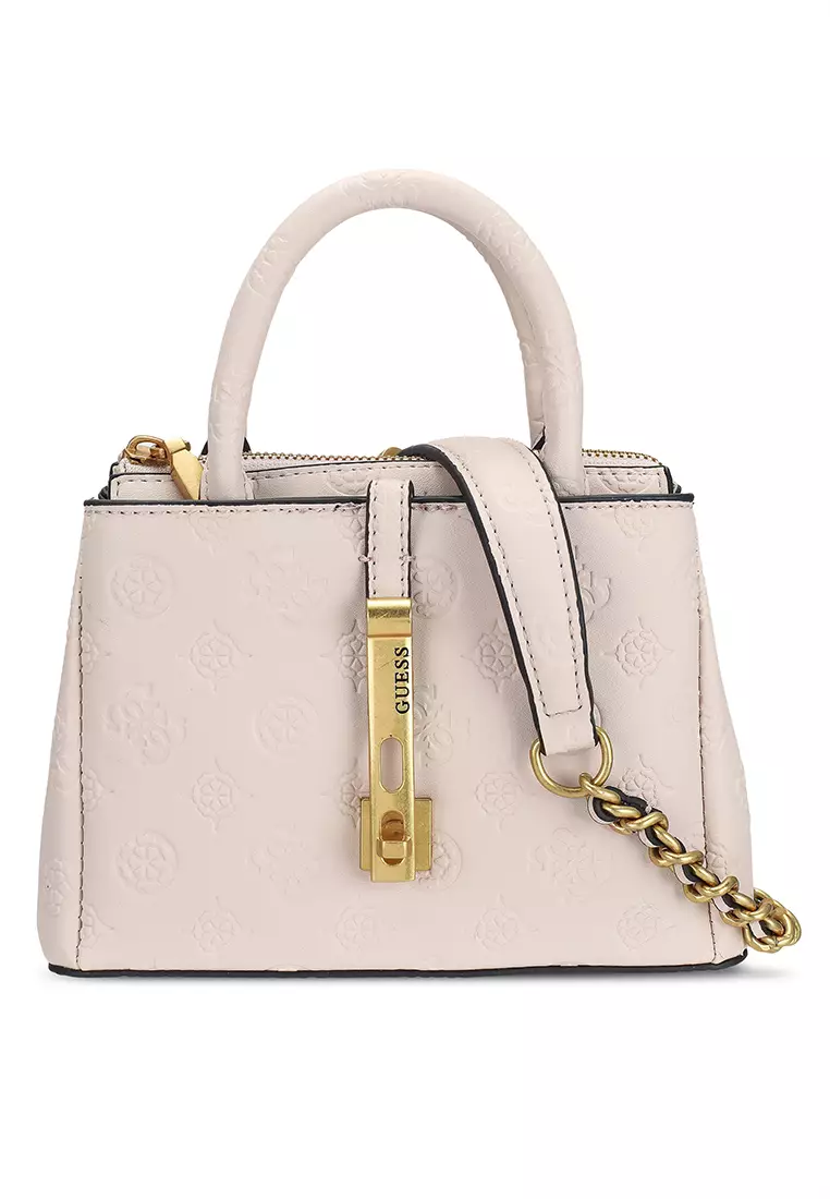 Guess satchel sales bags on sale