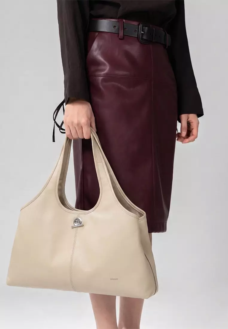 ALEX II Landscape Tote Bag - Cream Beige
