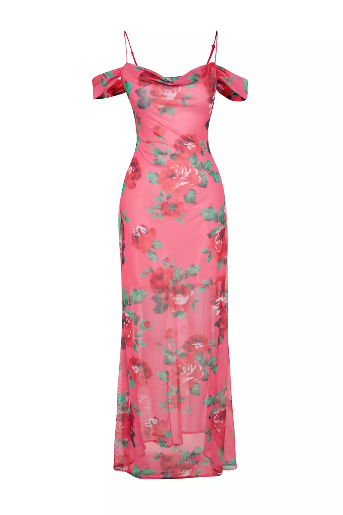 Buy Trendyol Lining and Tulle Floral Pattern Evening Dress 2024 Online ZALORA Singapore