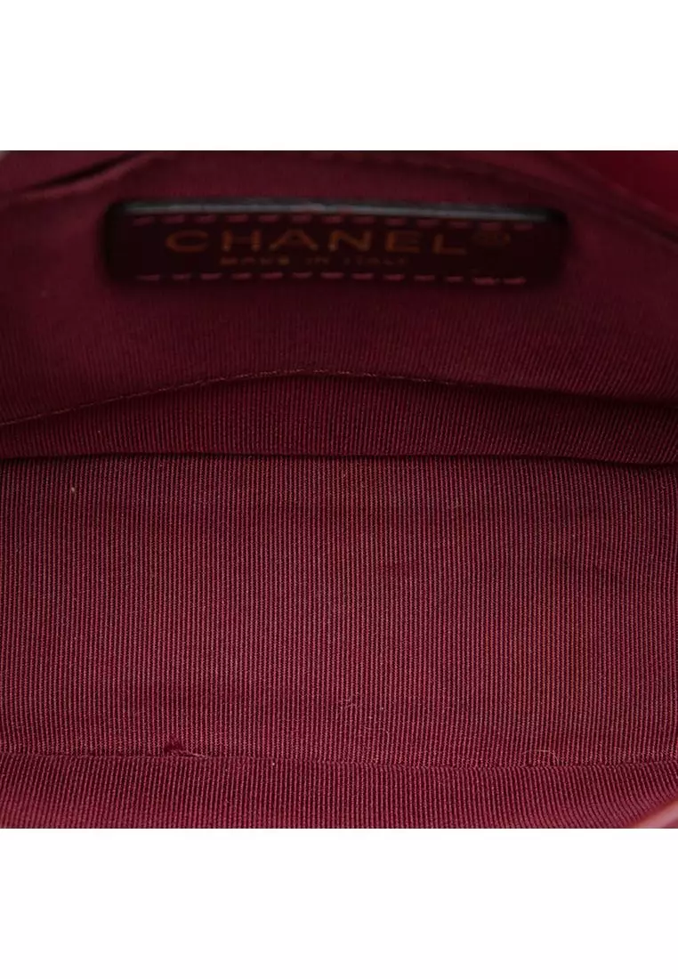 Pre-Loved Chanel Quilted Calfskin Camellia Turn Lock Flap