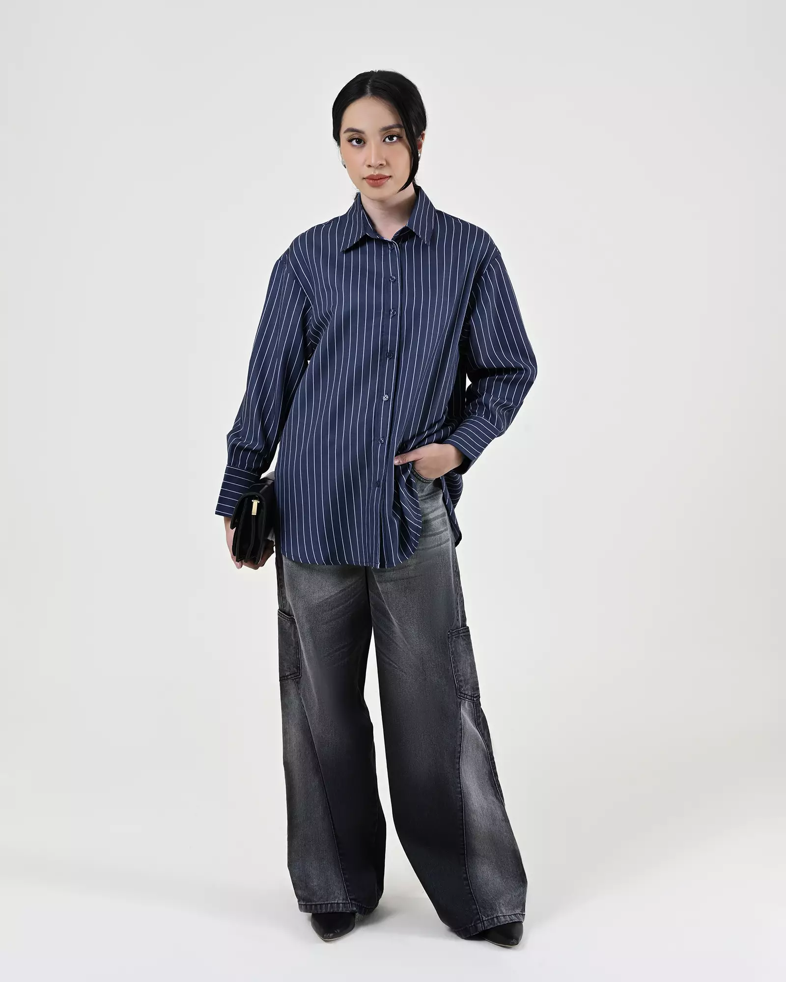 Geulis.id PIPER SHIRT - Stripesnavy