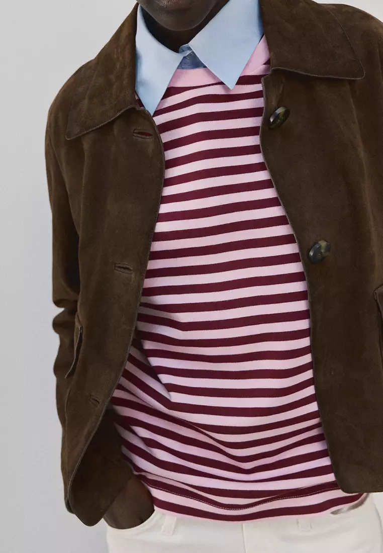 Striped Short-Sleeved T-Shirt