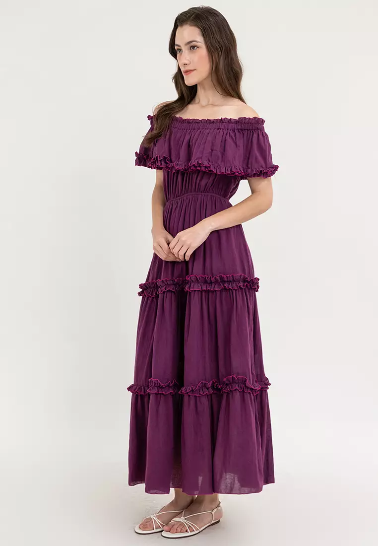 Alessandra Off Shouder Dress