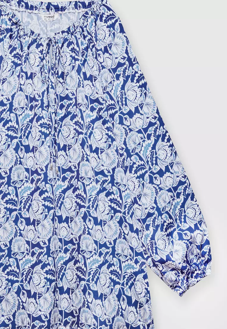 Buy MS. READ Ms. Read Printed Peasant Top Online | ZALORA Malaysia