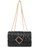 London Rag black Black Chevron Quilted Faux Leather Handbag 0D605ACDB83C4EGS_1