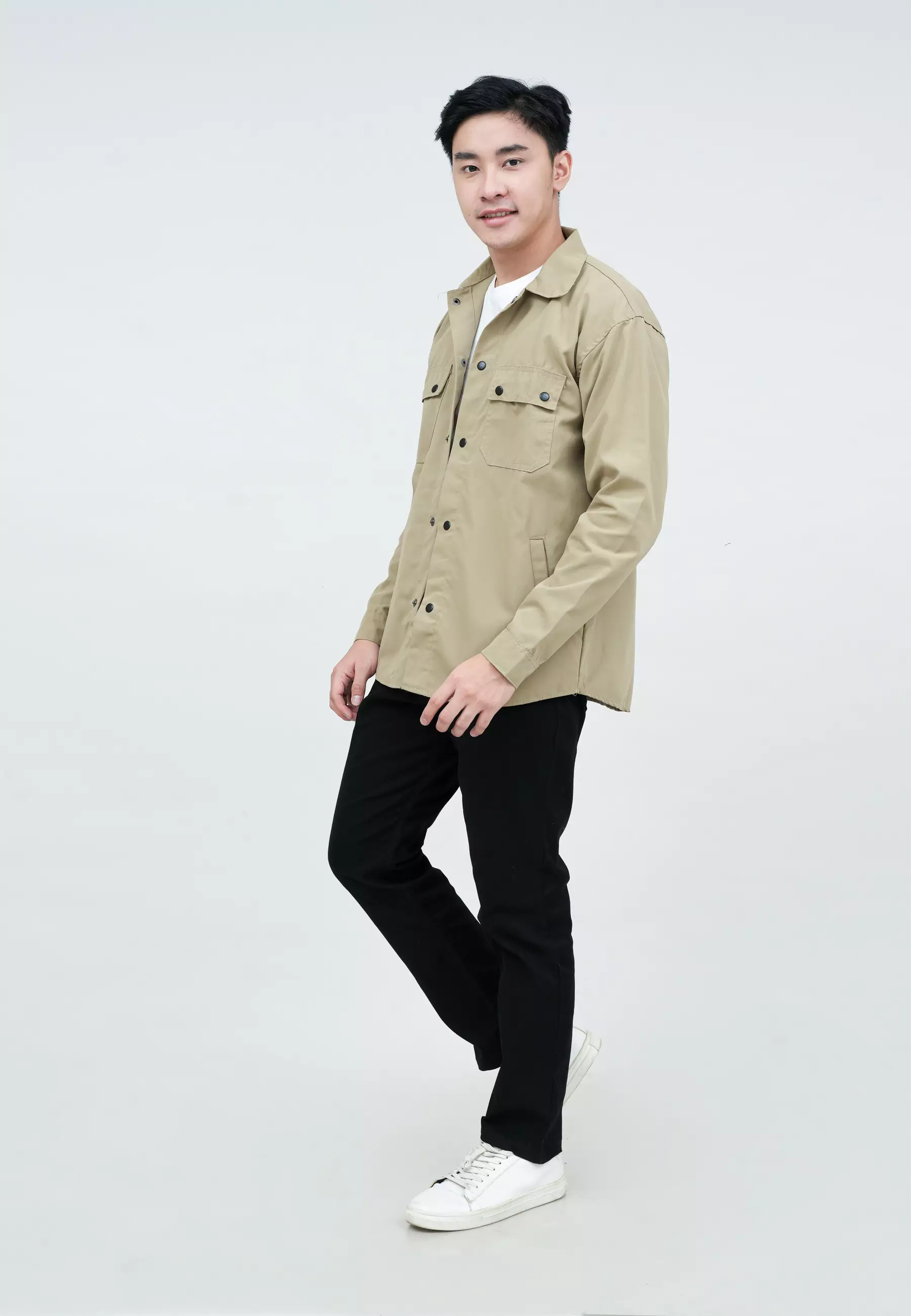 Houseofcuff Jaket Parka Jacket Cream motif Unisex Tokyo City