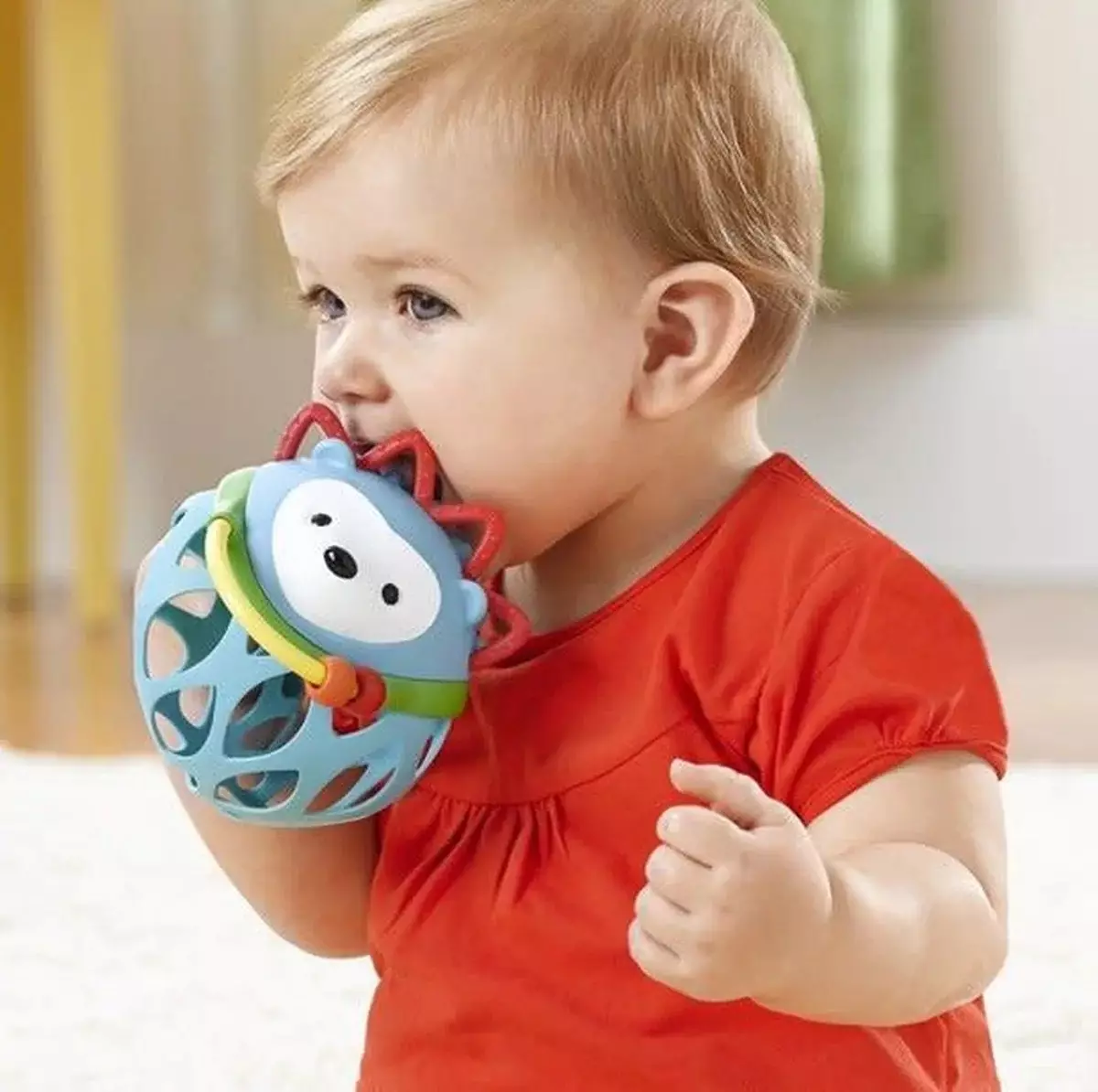 Skip Hop Explore And More Roll Around Rattle Hedgehog - Mainan Bayi