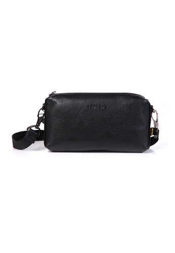 EXTREME black Extreme Leather Sling Bag 787BCACB049A65GS_1