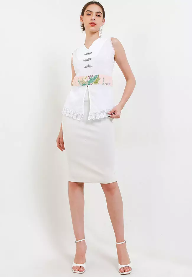 Kebaya Kutung Senada List Batik