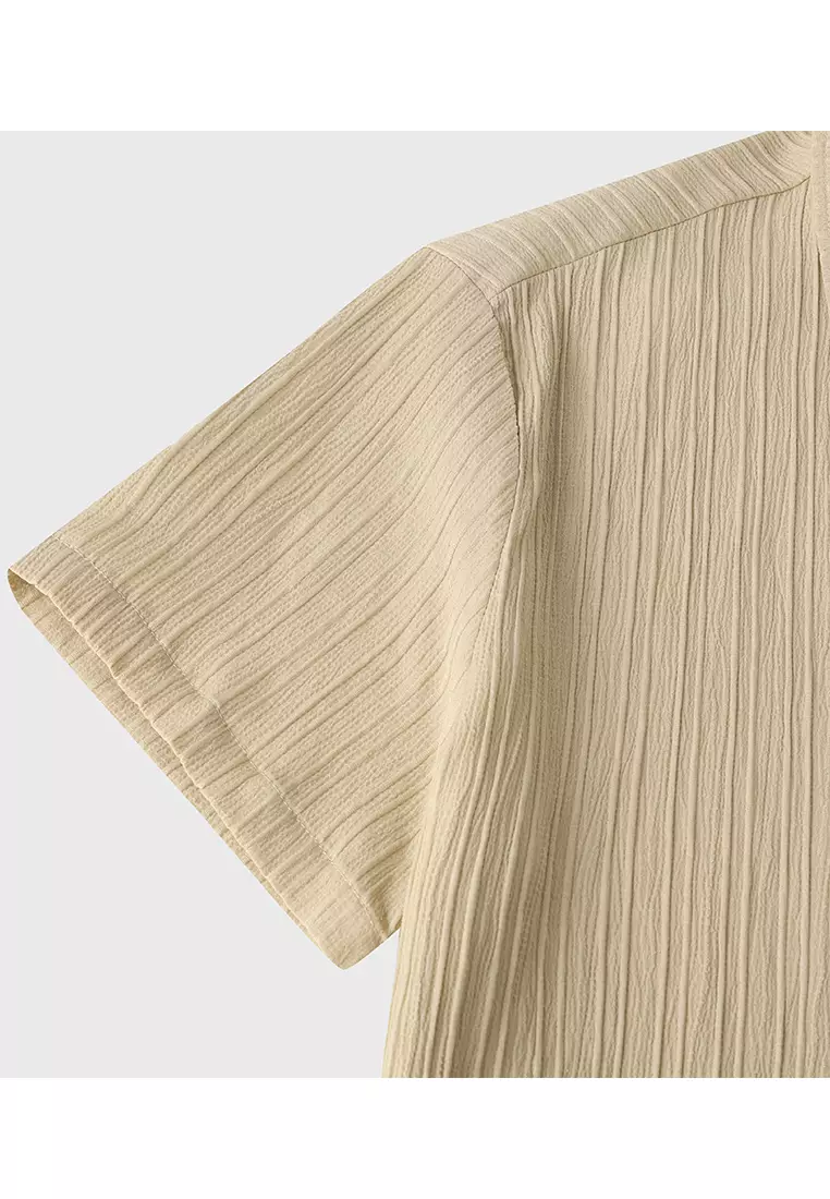 Turn-down Collar Striped Shirt YL-A90