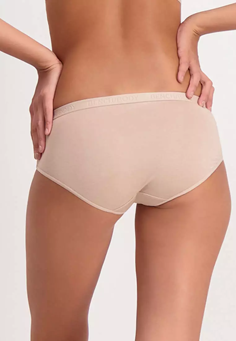 Bench Women's Hipster Panty 2-IN-1 Pack, Large, Khaki & Brown: Buy Online  at Best Price in UAE 
