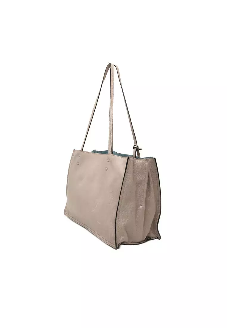 Pre-Loved Prada Glace Calf Etiquette Tote