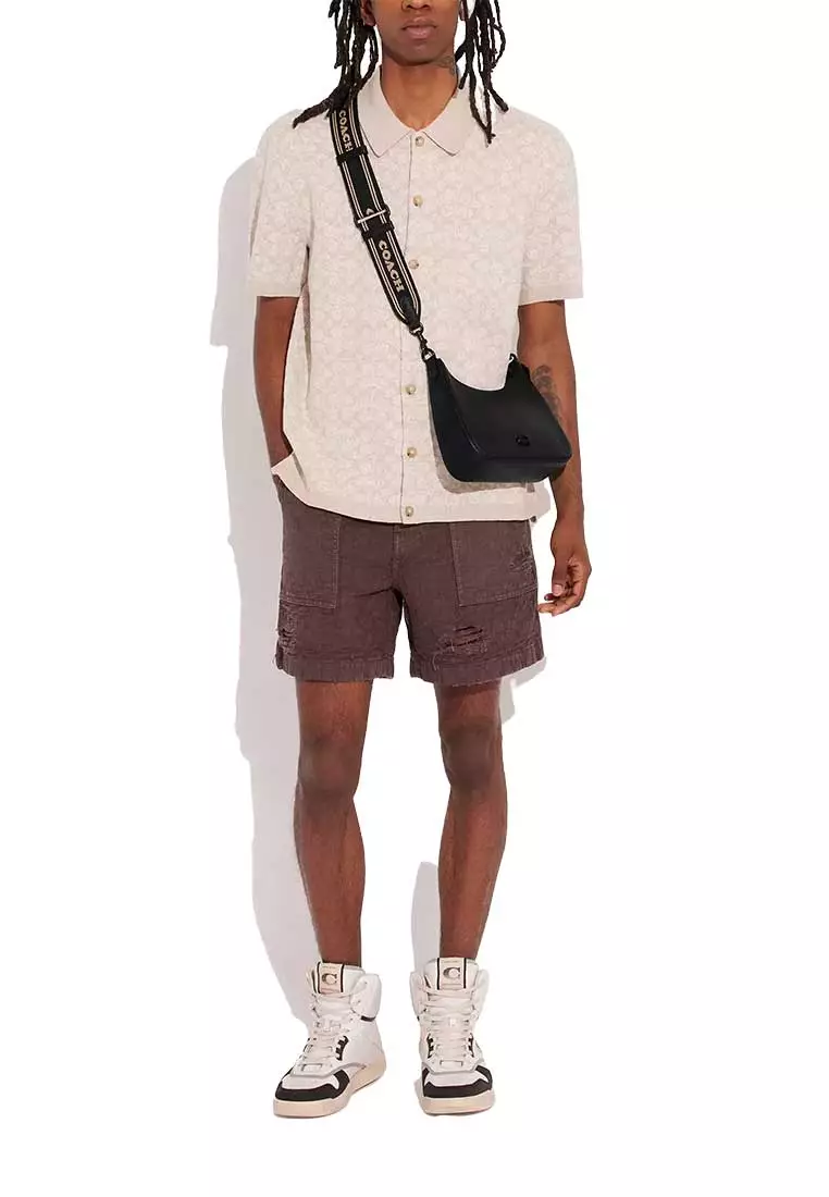 Hobo Crossbody Bag Black CJ842