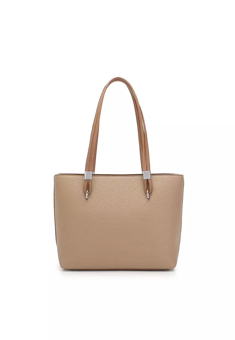 Women's Tote Bag / Shoulder Bag - Khaki