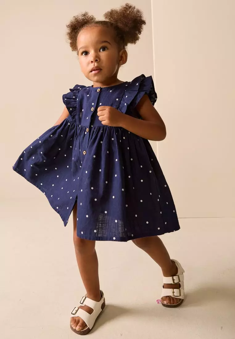 Double Ruffle Sleeve Dress