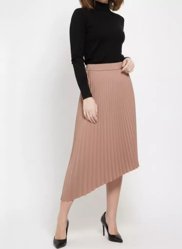 Rok Wanita Midi Pleats Skirt