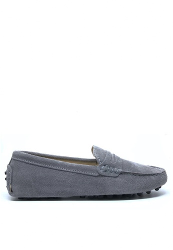 Twenty Eight Shoes grey Ladies Suede Loafers Shoes M88 25CE9SH7045056GS_1
