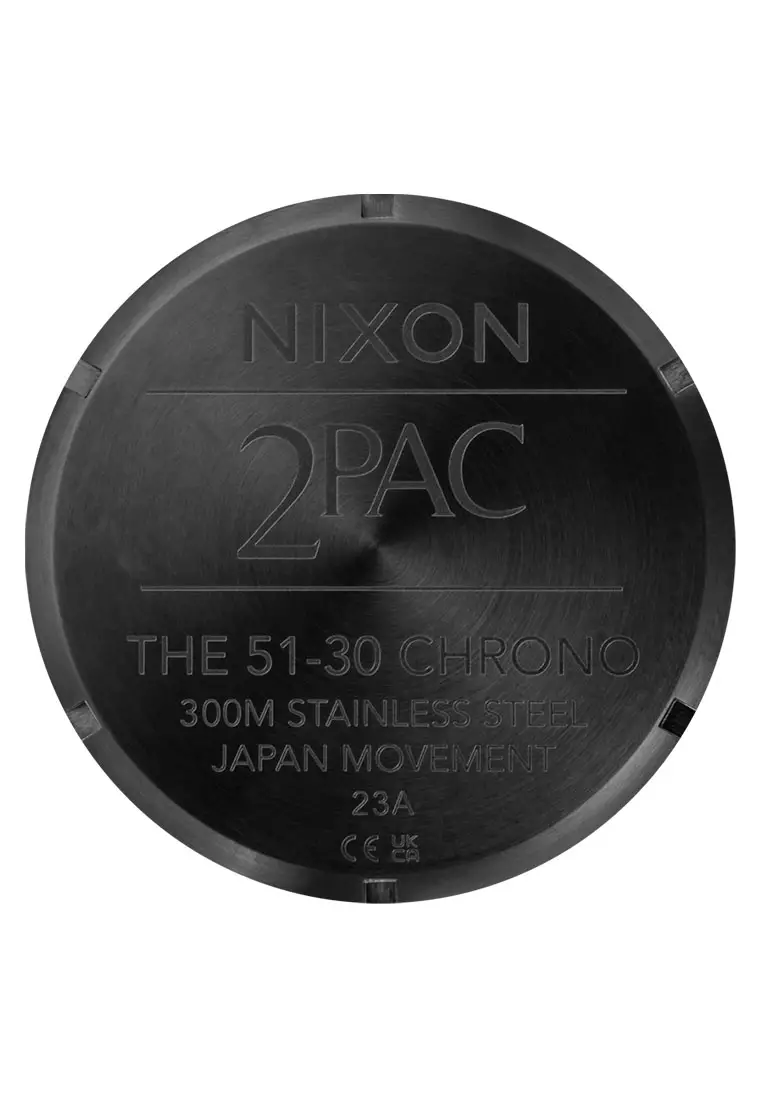 Buy Nixon Nixon 5130 Chrono Tupac Black Stainless Steel Analog Quartz