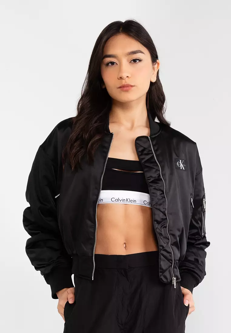 Calvin Klein Satin Bomber Jacket Calvin Klein Jeans 2024 Buy