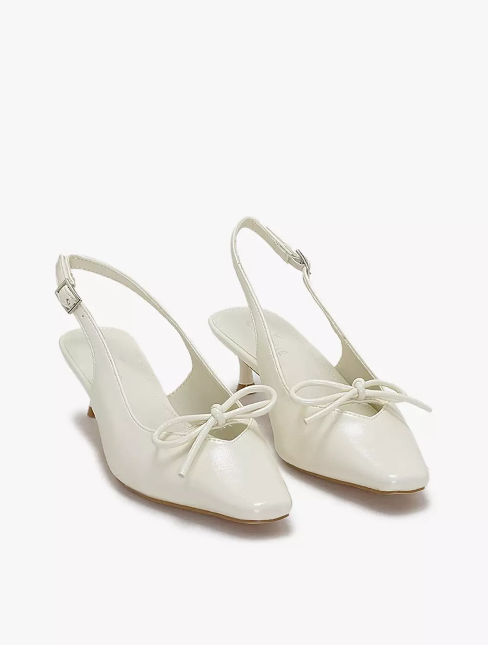 Payless Chrissie Womens Ayya Kitten Heels - Off White_04