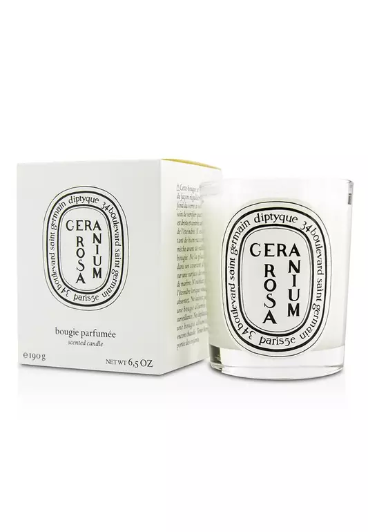 Diptyque - Scented Candle - Geranium Rosa (Rose Geranium) 190G/6.5Oz
