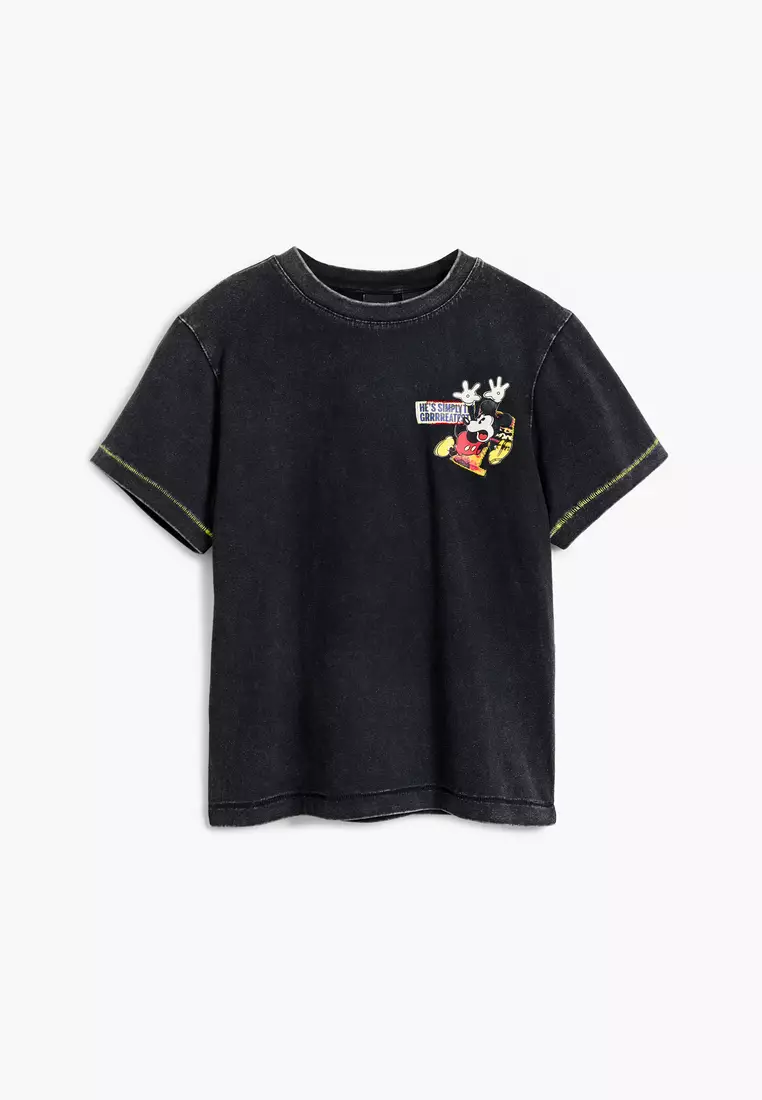 Distressed Mickey Mouse T-shirt