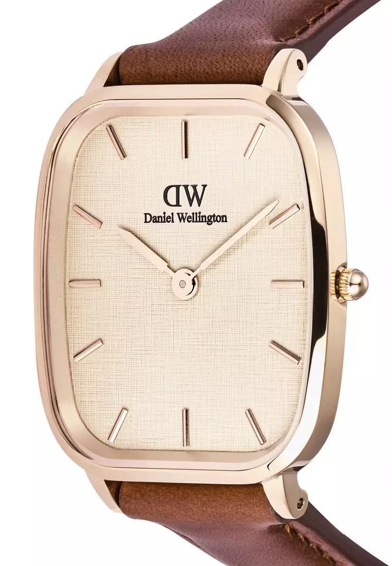 Marlon St Mawes Linen Rose Gold - Men Watch stainless steel watch DW Official Authentic Original