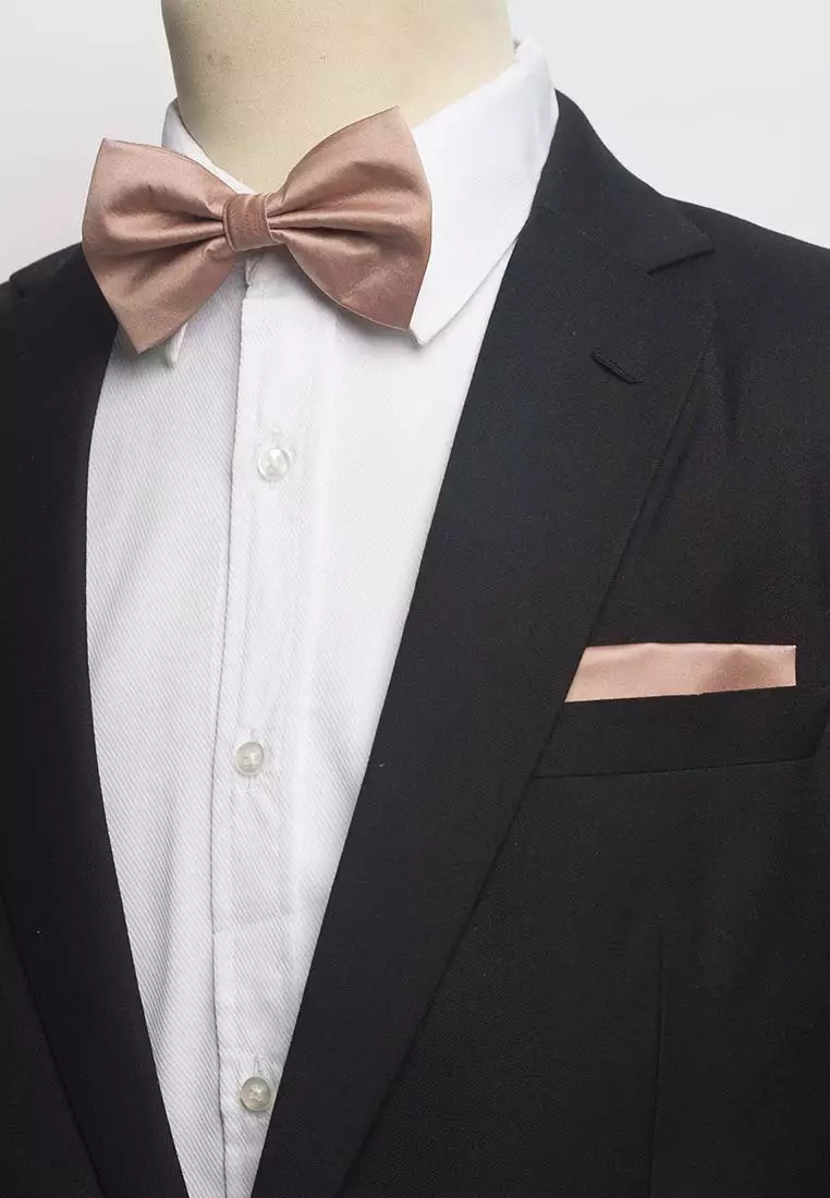 Dasi Kupu Bowtie Rose Gold A12